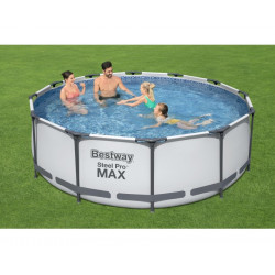 Bestway Piscine hors sol 56418 ronde Steel Pro Max™ 366x100cm Bestway Kobleo