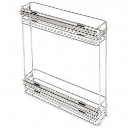 Emuca Porte-bouteilles extractible Supra 115 mm acier, Chromé Emuca Kobleo