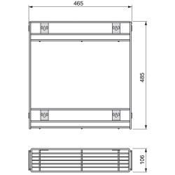 Emuca Porte-bouteilles extractible Supra 115 mm acier, Chromé Emuca Kobleo