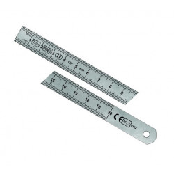 Metrica Règle flexible 24062 chromé mate 200mm Metrica Kobleo