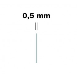Metrica Règle flexible 24062 chromé mate 200mm Metrica Kobleo