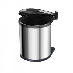 Hailo Poubelle encastrable Compact-Box M 15L inox Hailo Kobleo