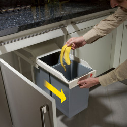 Hailo Poubelle de tri Multi-Box Duo L encastrable 2x14L Hailo Kobleo