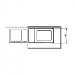 Hailo Poubelle de tri Multi-Box Duo L encastrable 2x14L Hailo Kobleo