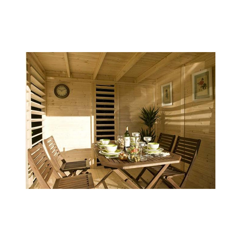 Baltic Abri de jardin en bois Design 19 mm 9,28 m2 SUMMERHOUSERELAX Kobleo Baltic Abri de jardin en bois Design 19 mm 9,28 m2 SUMMERHOUSERELAX Kobleo