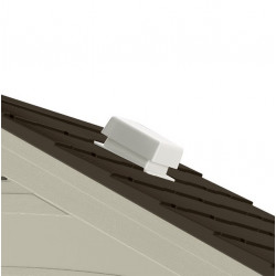 Suncast Abri jardin Storeplus polyethylène 25mm 484m2 plancher puits lumière Suncast Kobleo