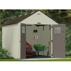Suncast Abri de jardin PVC 7,90m2 avec plancher SUWG8100 Suncast Kobleo