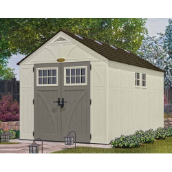 Suncast Abri de jardin PVC 10,27m2 avec plancher SUWG8130 Suncast Kobleo