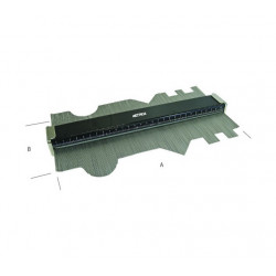 Metrica Profilomètre 72003 en acier trempé 150x85mm Metrica Kobleo