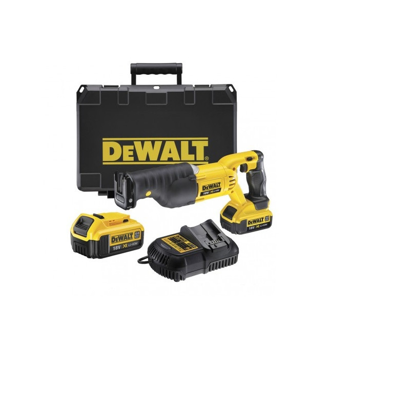 DeWalt Scie sabre DCS380M2 18V 2X4Ah Li-Ion avec coffret DeWalt Kobleo