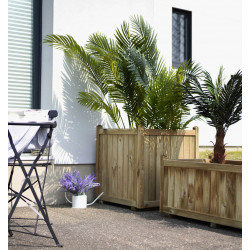 Jardipolys Bac à fleurs 281412 VENDOME 70 carré 70x70cm Jardipolys Kobleo Jardipolys Bac à fleurs 281412 VENDOME 70 carré 70x70cm Jardipolys Kobleo