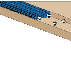 Kreg Rail KKS1020 pour système de serrage Klamp Trak 857mm Kreg Kobleo Kreg Rail KKS1020 pour système de serrage Klamp Trak 857mm Kreg Kobleo