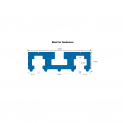 Kreg Rail KKS1020 pour système de serrage Klamp Trak 857mm Kreg Kobleo Kreg Rail KKS1020 pour système de serrage Klamp Trak 857mm Kreg Kobleo
