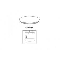 Fox Plafonnier 601424 18W Led Eco 1300Lm 4000K Fox Light Kobleo