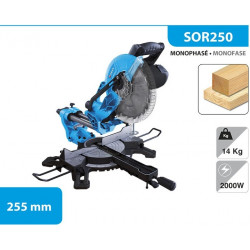 Leman Scie à onglet radiale 2000W 255mm SOR250 Leman Kobleo Leman Scie à onglet radiale 2000W 255mm SOR250 Leman Kobleo