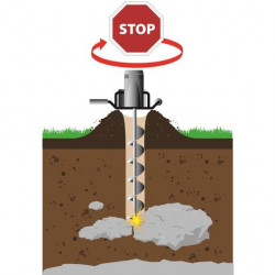 Fartools Tarière électrique TE 1200 1200W 560mm Fartools Kobleo