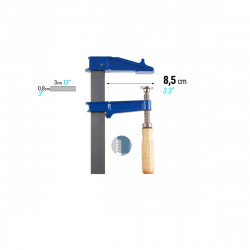 Piher Serre-joint 41030 EM-30 30x8mm serrage 30cm Piher Kobleo Piher Serre-joint 41030 EM-30 30x8mm serrage 30cm Piher Kobleo