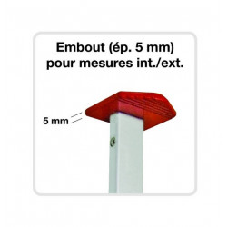 Metrica Téléfix télescopique 49358 1m Metrica Kobleo