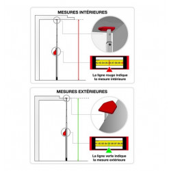 Metrica Téléfix télescopique 49358 1m Metrica Kobleo