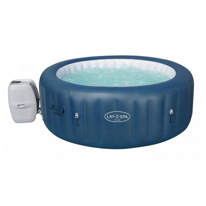 Bestway Spa gonflable 60029 Lay-Z-Spa® Milan Airjet Plus™ rond 6 personnes Bes Kobleo