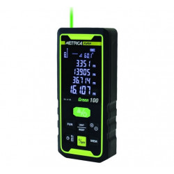Metrica Télémètre Flash Green 100 laser 100m Metrica Kobleo