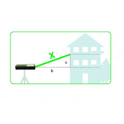 Metrica Télémètre Flash Green 100 laser 100m Metrica Kobleo