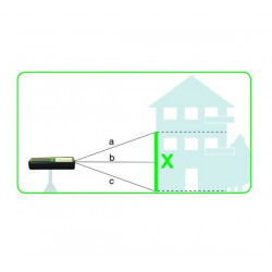 Metrica Télémètre Flash Green 100 laser 100m Metrica Kobleo