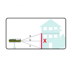 Metrica Télémètre 61240 Flash Point2point 40 laser 40m Metrica Kobleo