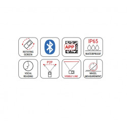 Metrica Télémètre 61260 laser 60m Flash point2point 60 Metrica Kobleo