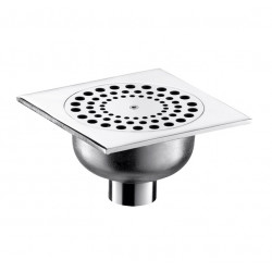 Delabie Siphon de sol à platine 140x140 sortie verticale D40 Delabie Kobleo