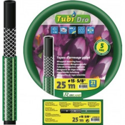 Ribiland Tuyau d’arrosage PRTG25V15 3 couches Tubi'dro D15mm L25m Ribiland Kobleo