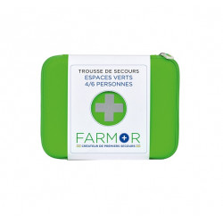 Farmor Trousse de secours 4/6 personnes vert fluo TRO 2750 VER Farmor Kobleo