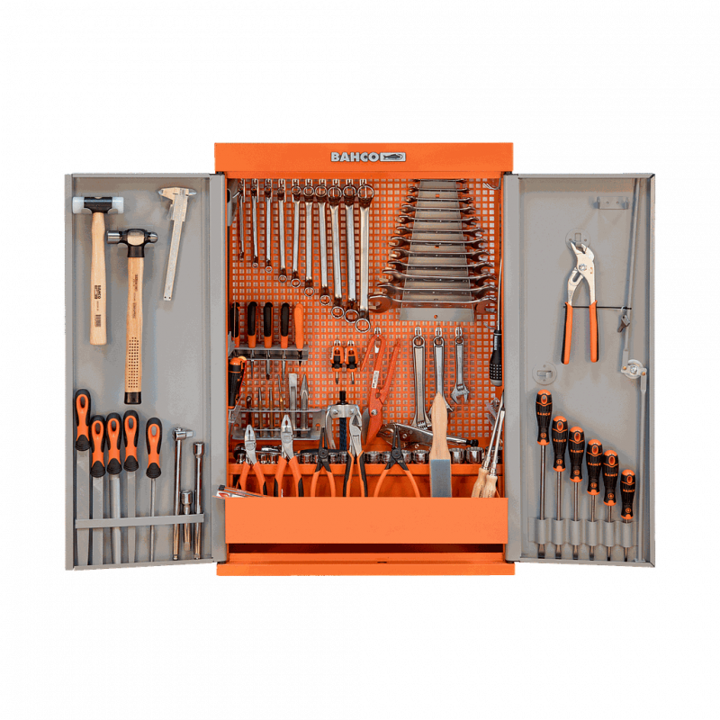 Bahco Armoire avec 2 portes kit de 110 outils multi-usages 1495CD60TS1 Bahco Kobleo
