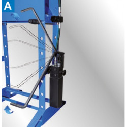 Jet Presse hydraulique manuelle 294,3 kN 374,6 bar 30_TON_HF2 Jet Kobleo