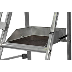 Centaure Plate-forme de rayonnage aluminium Haut. travail 4,80 m 11 marches ERM Kobleo