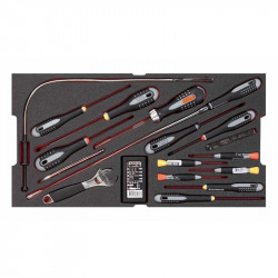 Bahco Caisse rigide usage intensif kit d'outils aviation 240 outils 4750RCHD Kobleo Bahco Caisse rigide usage intensif kit d'outils aviation 240 outils 4750RCHD Kobleo