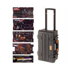 Bahco Caisse rigide usage intensif kit d'outils aviation 159 pièces 4750RCHD Kobleo