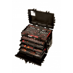 Bahco Mallette rigide usage intensif kit d'outils maintenance générale 162 p Kobleo