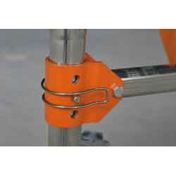 Centaure Echafaudage aluminium 2 niveaux hauteur travail 680 m base pliante STM Kobleo