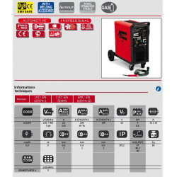 Telwin Poste de soudage MIG-MAG/BRASAGE MASTERMIG 220/2 Telwin Kobleo