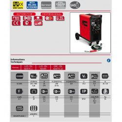 Telwin Poste de soudage MIG-MAG/BRASAGE MASTERMIG 270/2 Telwin Kobleo