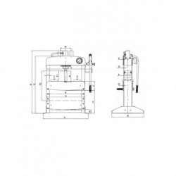 Bahco Presse hydraulique 20T BH720 Bahco Kobleo