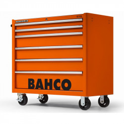 Bahco Servante classique C75 40 6 tiroirs orange charge 900 kg 986x501x1100 Bahco Kobleo