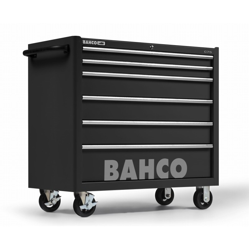 Bahco Servante classique C75 40 6 tiroirs noir charge 900 kg 986x501x1100mm Kobleo