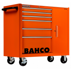 Bahco Servante classique C75 6 tiroirs armoire latérale orange 986x501x1100m Kobleo