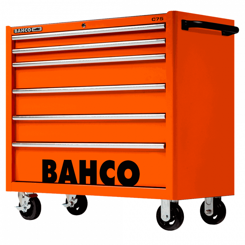 Bahco Servante classique C75 40 charge 900 kg 6 tiroirs rouge 986x501x1100m Kobleo