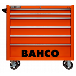 Bahco Servante classique C75 40 charge 900 kg 6 tiroirs rouge 986x501x1100m Kobleo