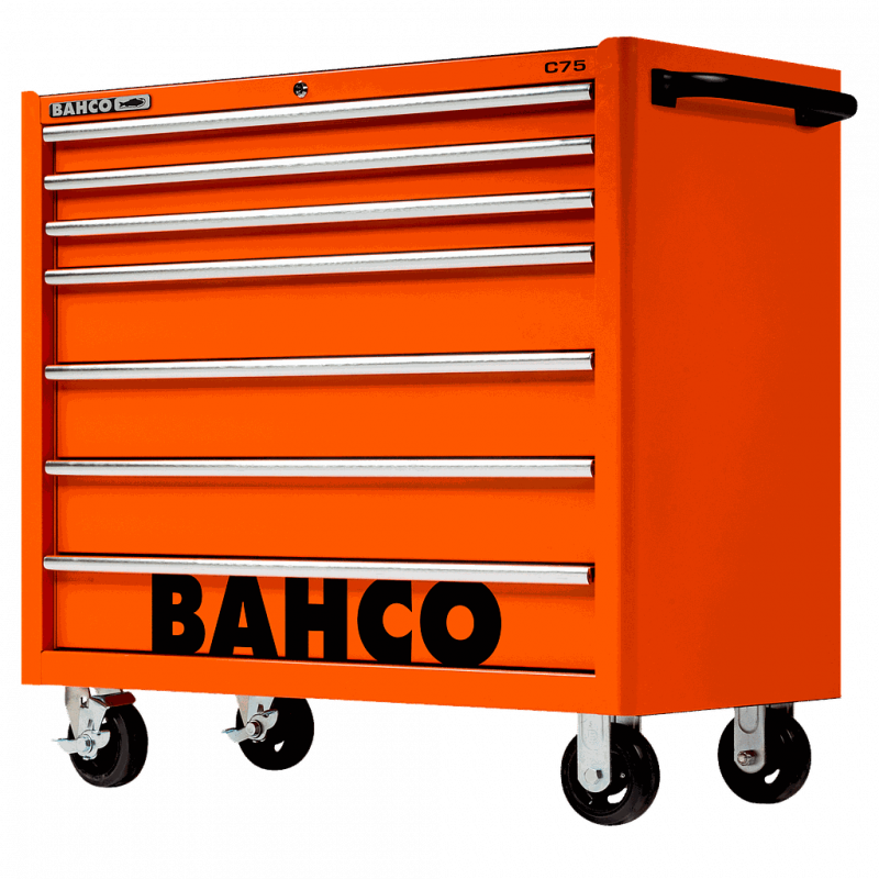Bahco Servante classique C75 40 7 tiroirs orange charge 1100 kg 986x501x110 Bahco Kobleo