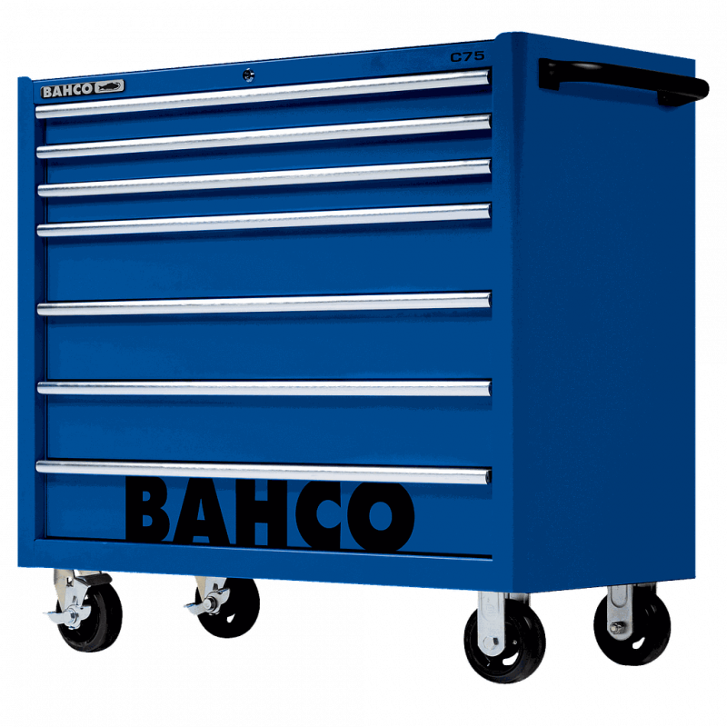 Bahco Servante classique C75 40 7 tiroirs bleu charge 1100 kg 986x501x1100m Kobleo