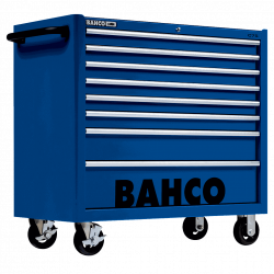 Bahco Servante classique C75 1 mètre avec 8 tiroirs Bleue 1475KXL8BLUE Kobleo